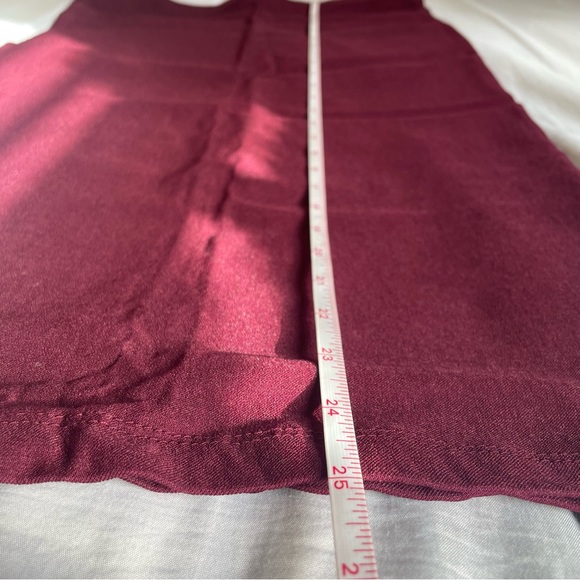 Maroon Pencil Skirt - Picture 5 of 8